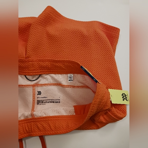 NWT All In Motion - Textured Fleece Shorts in Orange!🍊 - Picture 4 of 5